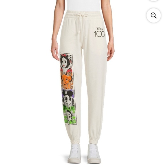 Disney Juniors' 100 Years Celebration Graphic Jogger Pants‎ Size 15/17 - Picture 3 of 9